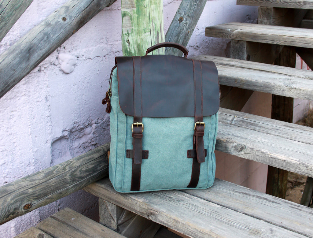 Sac à dos scandinave, rétro. Sac à dos pour ordinateur portable. Sac à dos d'école