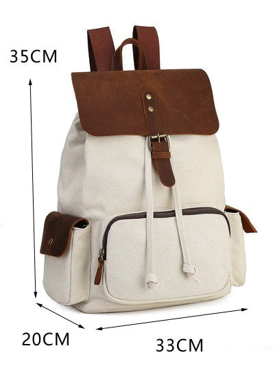 Sac à dos universitaire en toile imperméable