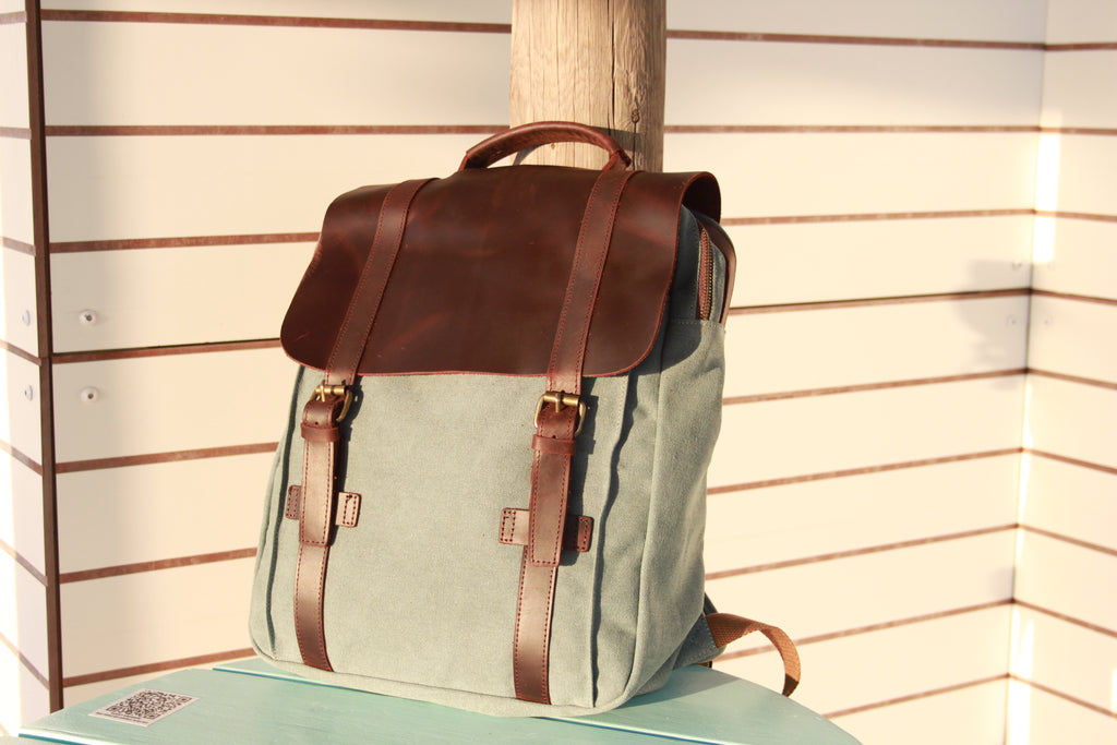 Sac à dos nordique et scandinave vintage.