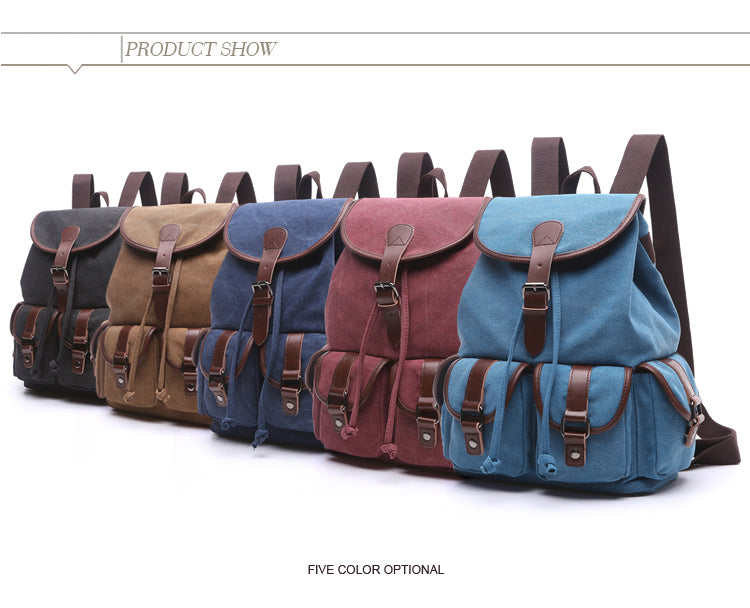 Sac à dos étudiant en toile colorée de haute qualité imperméable