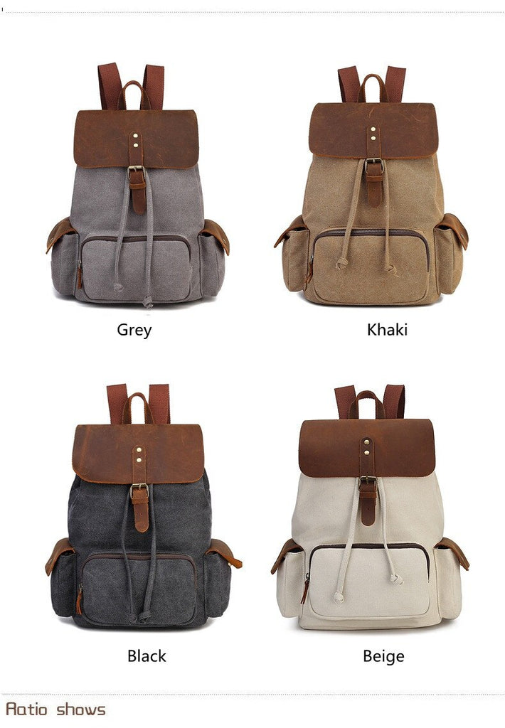 Sac à dos étudiant en toile colorée de haute qualité imperméable
