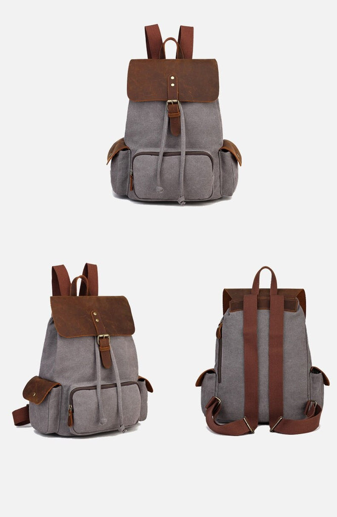 acheter sac à dos scolaire en toile imperméable pour femme