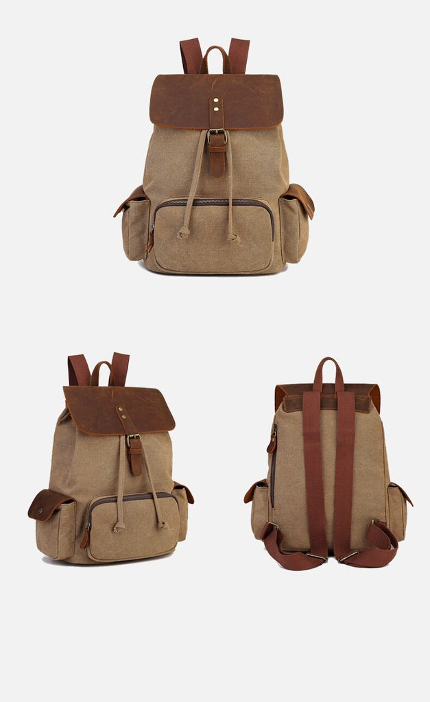 Sacs à dos en toile imperméable pour femme